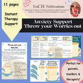Anxiety Manager - Worry Support Activity for Kids - Throw 