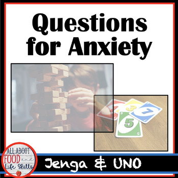 Preview of Anxiety Questions | FACS, FCS, Counseling, Health