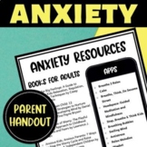 Anxiety Resources Free Printable Handout for Parents with 