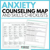 Anxiety School Counseling Map and Skills Checklists - Indi