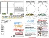 Anxiety Social Emotional Zine Workbook and Instructions