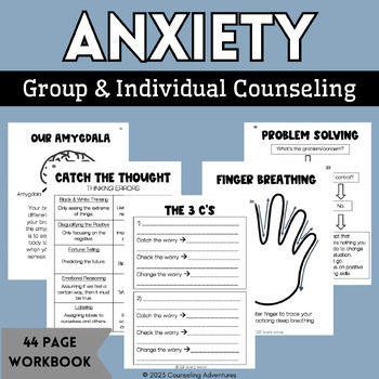 Anxiety Toolbox | Anxiety Small Group & Individual Curriculum | CBT