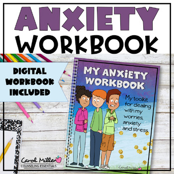 Preview of Anxiety Workbook | CBT | Worry | Stress Management | Positive Thinking