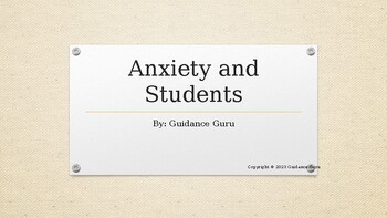 presentation anxiety students