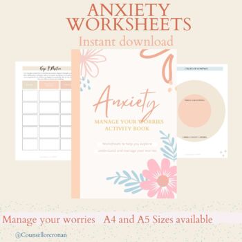Preview of Anxiety management, test anxiety, social anxiety, counseling, psychologist