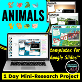 Any Animal Earth Day Research Project Activity | 1 Day Min