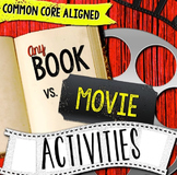 Any Book & Movie Comparison Reader's Notebook Activities CCSS RL.7