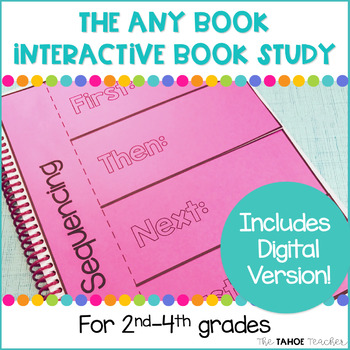 Preview of Book Study for Any Book | For Print and Digital Notebooks