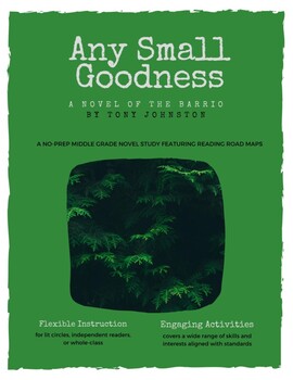 Preview of Any Small Goodness No-Prep Novel Study BUNDLE Middle School ELA