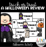Any Subject Halloween Review: A Trick or Treat Activity