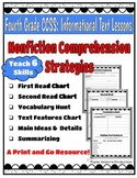 6 CCSS SKILLS: Any Text- Nonfiction Comprehension Strategi