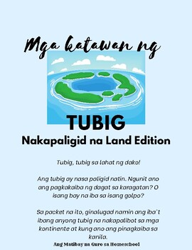 Preview of Anyong Tubig na Nakapalibot sa Lupa | Bodies of Water Surrounding Land Tagalog