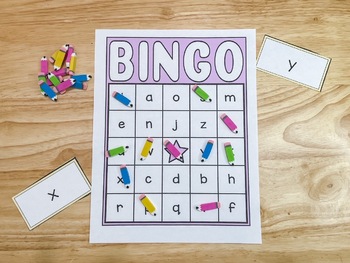 Anytime / Yearlong Themed Letter & Sound Recognition Bingo | Alphabet Bingo