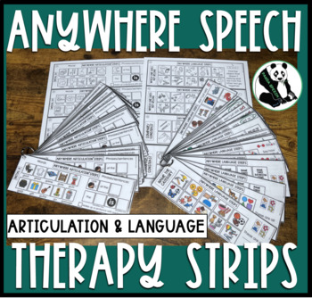 Preview of Anywhere Speech and Language Strips for On the Go Speech Therapy