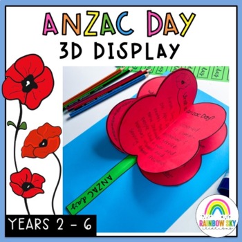 Preview of Anzac Day 3D Display{Australian Celebrations & Commemorations} Year 2 to Year 6