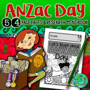 Preview of Anzac Day {An activity booklet for Kiwi & Aussie Kids}