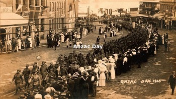Preview of Anzac Day - April 25th Australia and New Zealand  Power Point Facts History