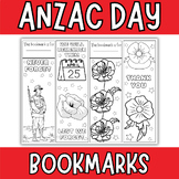 Anzac Day Bookmarks to Color | Anzac Day Coloring Bookmarks