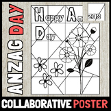 Anzac Day Collaborative Poster - Anzac Day Craft - Anzac D