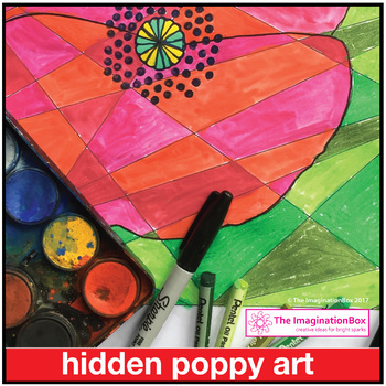 Download Anzac Day Coloring Pages - Poppy Art by The Imagination ...
