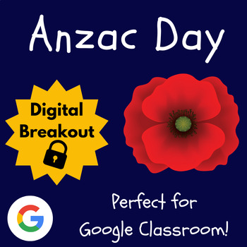 Preview of Anzac Day Escape Room | Australian History Digital Breakout
