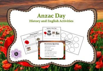 Preview of Anzac Day - History and English Activities