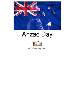 Preview of Anzac Day - New Zealand Australia holiday picture supported text lesson PDF