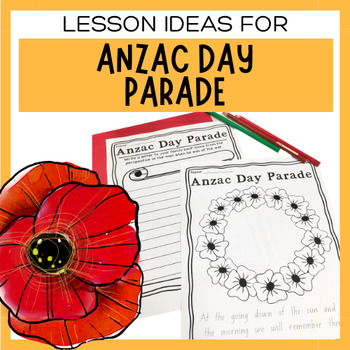 Preview of Anzac Day Parade Worksheets | Anzac Day Print and Go Activities
