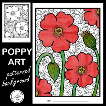 Preview of Anzac Day Poppy Art