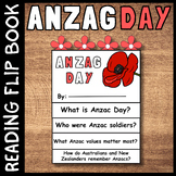 Anzac Day Reading Flip Book - Anzac Day Craft Activities  