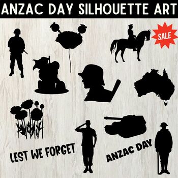 Preview of Anzac Day Silhouette Art