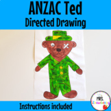 Anzac Ted Directed Drawing