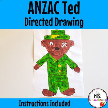Preview of Anzac Ted Directed Drawing