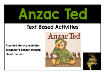 Preview of Anzac Ted No-Prep Activities