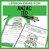 Anzac Ted Worksheets | Anzac Day Print and Go Activities