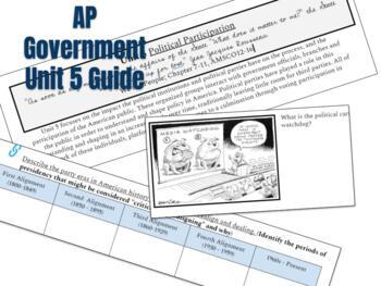 Preview of Ap Gov Reading Guide Unit 5