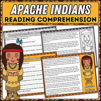 Preview of Apache Indians Reading Comprehension Passage | Indian Native American Tribes