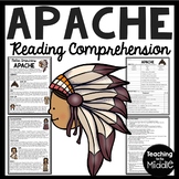 Apache Native Americans Informational Reading Comprehensio