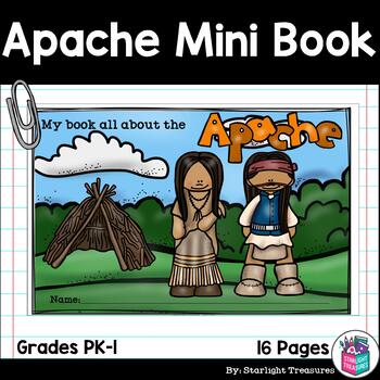 Preview of Apache Tribe Mini Book for Early Readers - Native American Activities
