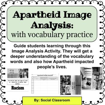 Preview of Apartheid in South Africa Image Analysis: Vocabulary Practice (SS7H1)