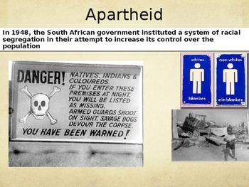 Preview of Day 125)Apartheid in South Africa - PowerPoint