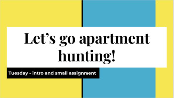 Preview of Apartment Hunting and Factsheets