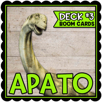 Preview of Apatosaurus: A Dinosaur Research Unit  |  BOOM CARDS