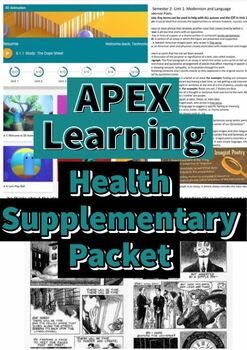 Preview of Apex Learning Health Quiz-by-Quiz Study Packet