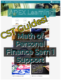 Apex Learning Math of Personal Finance Sem 1 CST Guides an