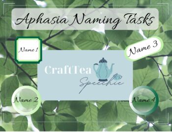 Preview of Aphasia Name Tasks