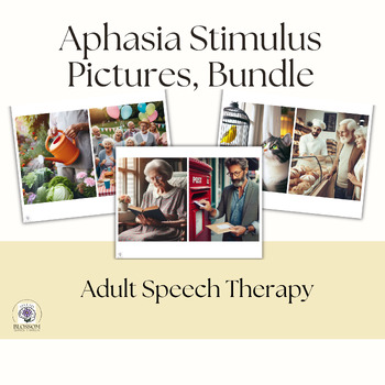 Preview of Aphasia Language Task: Stimulus Pictures (Bundle)