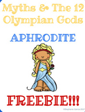 Aphrodite FREEBIE print- Sample of : Myths & The 12 Olympi