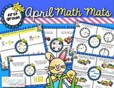 April Math Mats {first grade}
