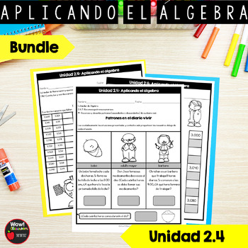 Preview of Aplicando el álgebra | Bundle